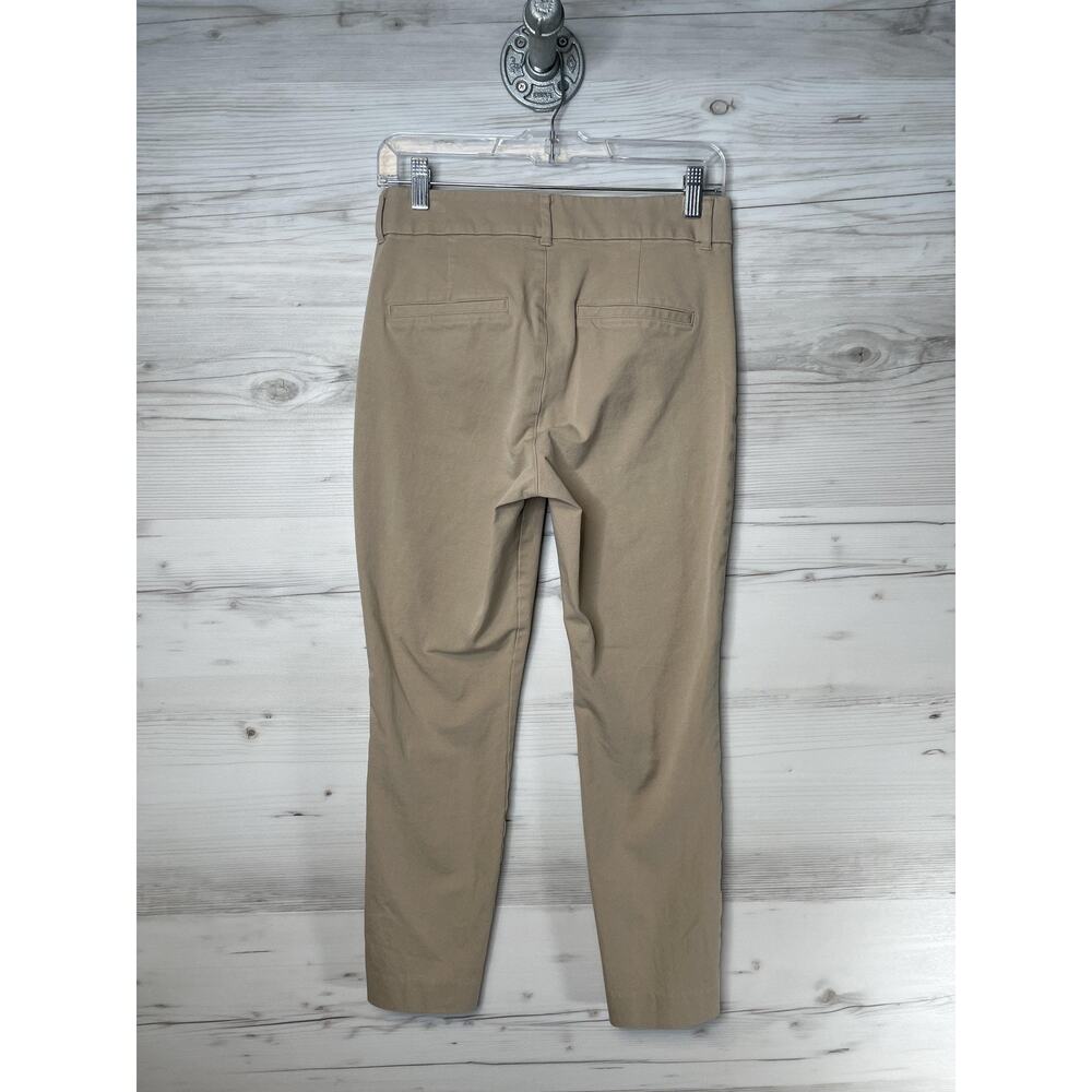 Old Navy Pants Womens 4 Brown High Rise Pixie Skinny Ankle Mocha Taffy Stretch - Picture 7 of 13